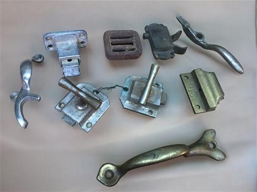hardware - Ice Box Hardware, Vintage Latch Door Hinge, Salvage Cooler Chest Handle Lock A15 by The Old Grainery (cabinet,...