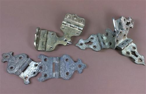 hardware - Ice Box Hardware, Vintage Latch Door Hinge, Salvage Cooler Chest Handle Lock A16 by The Old Grainery (brass, ca...