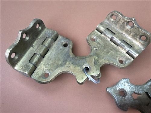 hardware - Ice Box Hardware, Vintage Latch Door Hinge, Salvage Cooler Chest Handle Lock A16 by The Old Grainery (brass, ca...