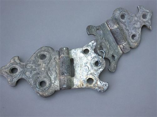 hardware - Ice Box Hardware, Vintage Latch Door Hinge, Salvage Cooler Chest Handle Lock A16 by The Old Grainery (brass, ca...