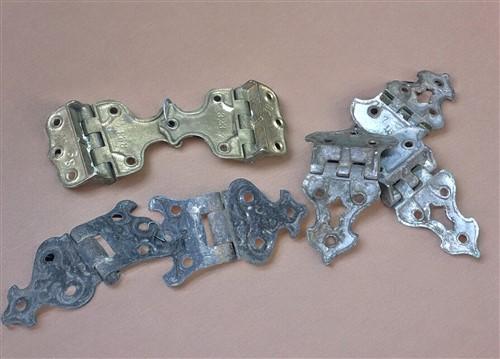 hardware - Ice Box Hardware, Vintage Latch Door Hinge, Salvage Cooler Chest Handle Lock A16 by The Old Grainery (brass, ca...