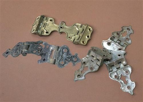 hardware - Ice Box Hardware, Vintage Latch Door Hinge, Salvage Cooler Chest Handle Lock A16 by The Old Grainery (brass, ca...