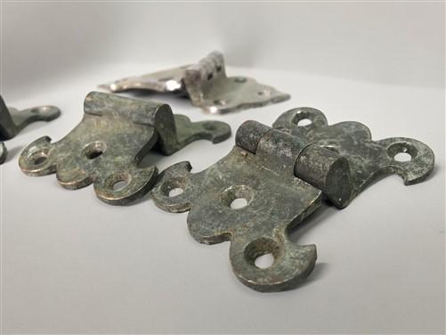 Ice Box Hardware, Vintage Latch Door Hinge, Salvage Cooler Chest Handle Lock A12