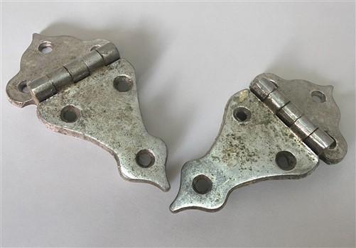 Ice Box Hardware, Vintage Latch Door Hinge, Salvage Cooler Chest Handle Lock A12