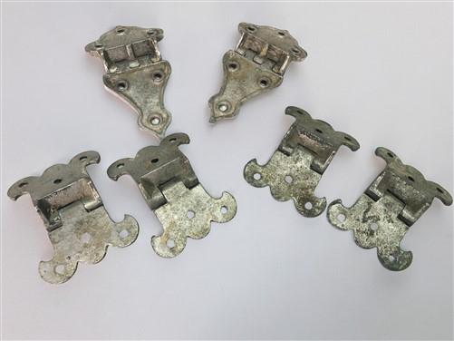 Ice Box Hardware, Vintage Latch Door Hinge, Salvage Cooler Chest Handle Lock A12