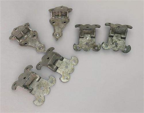 Ice Box Hardware, Vintage Latch Door Hinge, Salvage Cooler Chest Handle Lock A12