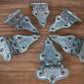 Ice Box Hardware, Vintage Latch Door Hinge, Salvage Cooler Chest Handle Lock A9,