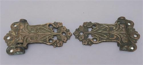 Ice Box Hardware, Vintage Latch Door Hinge, Salvage Cooler Chest Handle Lock A11