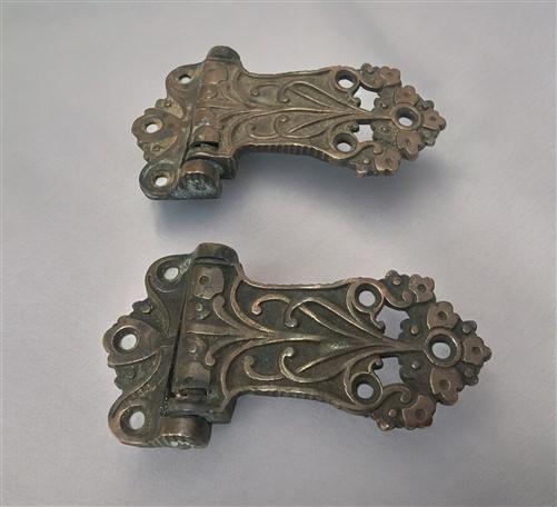 Ice Box Hardware, Vintage Latch Door Hinge, Salvage Cooler Chest Handle Lock A11