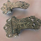 Ice Box Hardware, Vintage Latch Door Hinge, Salvage Cooler Chest Handle Lock A11