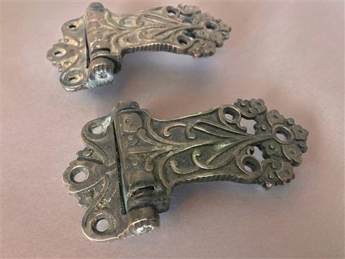 Ice Box Hardware, Vintage Latch Door Hinge, Salvage Cooler Chest Handle Lock A11