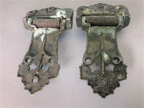 Ice Box Hardware, Vintage Latch Door Hinge, Salvage Cooler Chest Handle Lock A11