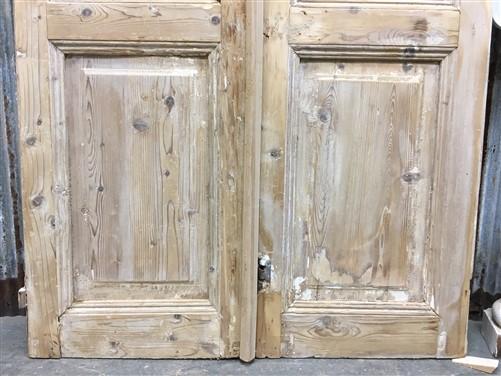 Antique French Double Doors (40x90.5) Iron Wood Doors, European Doors D283