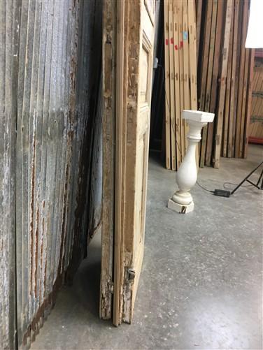 Antique French Double Doors (40x90.5) Iron Wood Doors, European Doors D283