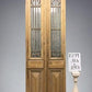 Antique French Double Doors (35x104.5) Iron Wood Doors, European Doors D279