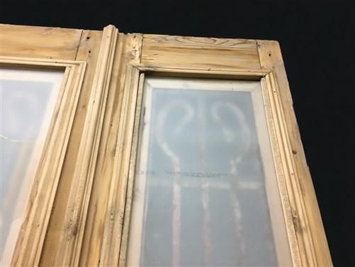 Antique French Double Doors (35x104.5) Iron Wood Doors, European Doors D279