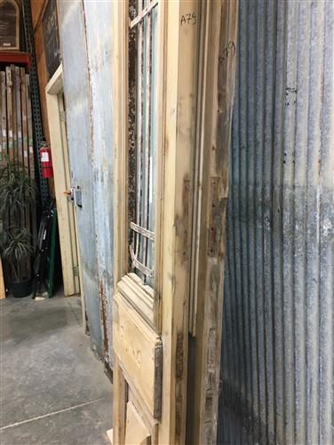 Antique French Double Doors (35x104.5) Iron Wood Doors, European Doors D279