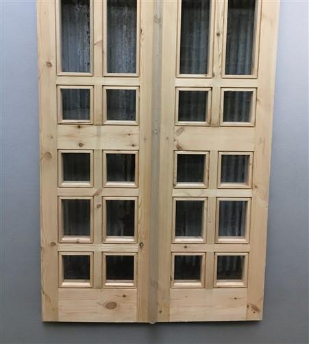 Door - Arched French Double Doors (36x80.75) 14 Pane Glass Doors European Styled O7 by The Old Grainery (antique doors, ba...