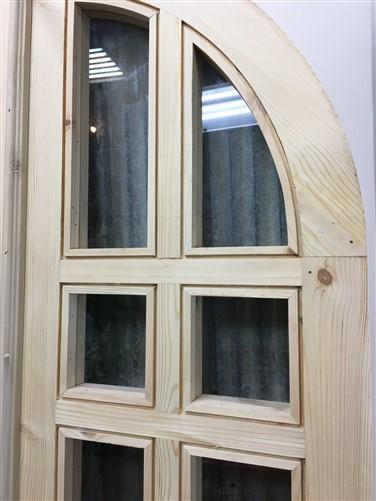 Door - Arched French Double Doors (36x80.75) 14 Pane Glass Doors European Styled O7 by The Old Grainery (antique doors, ba...