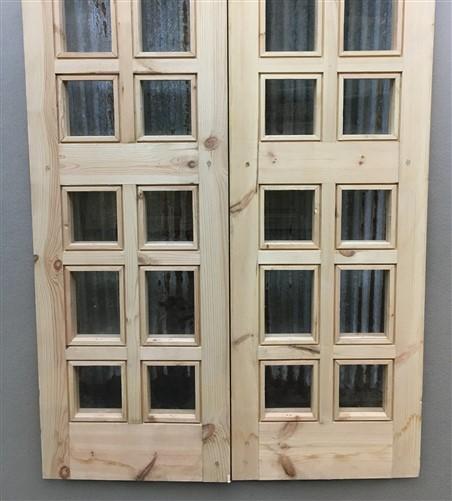 Door - Arched French Double Doors (36x80.75) 14 Pane Glass Doors European Styled O7 by The Old Grainery (antique doors, ba...