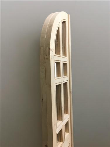 Door - Arched French Double Doors (36x80.75) 14 Pane Glass Doors European Styled O7 by The Old Grainery (antique doors, ba...