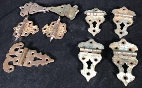 Hinges - Ice Box Hardware, Vintage Latch Door Hinge, Salvage Cooler Chest Handle Lock T, by The Old Grainery (cabinet, che...