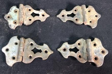 Ice Box Hardware, Vintage Latch Door Hinge, Salvage Cooler Chest Handle Lock T,
