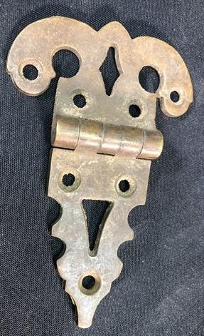 Ice Box Hardware, Vintage Latch Door Hinge, Salvage Cooler Chest Handle Lock T,