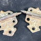 Ice Box Hardware, Vintage Latch Door Hinge, Salvage Cooler Chest Handle Lock T,