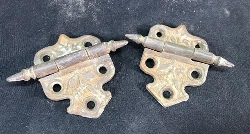 Ice Box Hardware, Vintage Latch Door Hinge, Salvage Cooler Chest Handle Lock T,