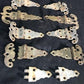 Ice Box Hardware, Vintage Latch Door Hinge, Salvage Cooler Chest Handle Lock V,