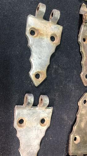 Ice Box Hardware, Vintage Latch Door Hinge, Salvage Cooler Chest Handle Lock V,