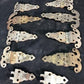 Ice Box Hardware, Vintage Latch Door Hinge, Salvage Cooler Chest Handle Lock V,
