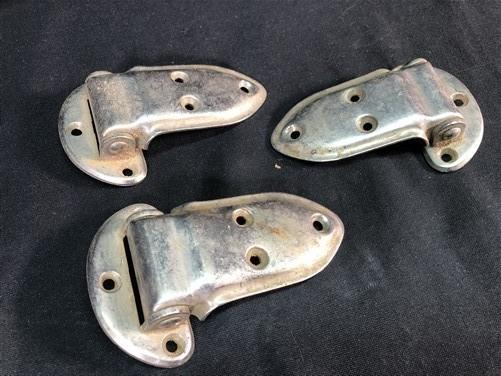 Ice Box Hardware, Vintage Latch Door Hinge, Salvage Cooler Chest Handle Lock X,