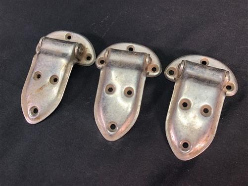 Ice Box Hardware, Vintage Latch Door Hinge, Salvage Cooler Chest Handle Lock X,