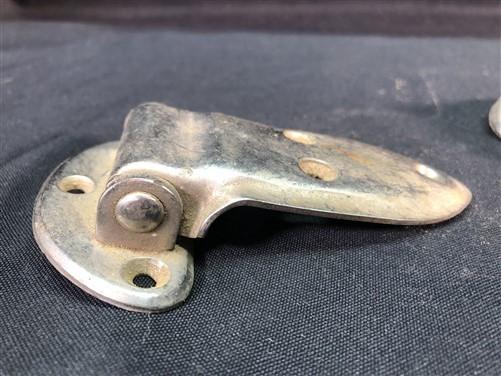 Ice Box Hardware, Vintage Latch Door Hinge, Salvage Cooler Chest Handle Lock X,