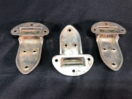 Ice Box Hardware, Vintage Latch Door Hinge, Salvage Cooler Chest Handle Lock X,