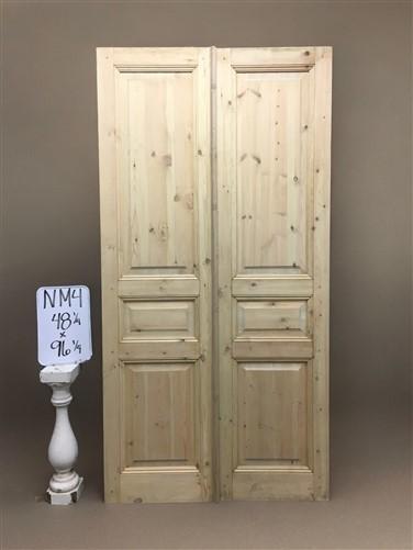 French Double Doors (48x96) Raised Panel Doors, European Styled Doors NM4