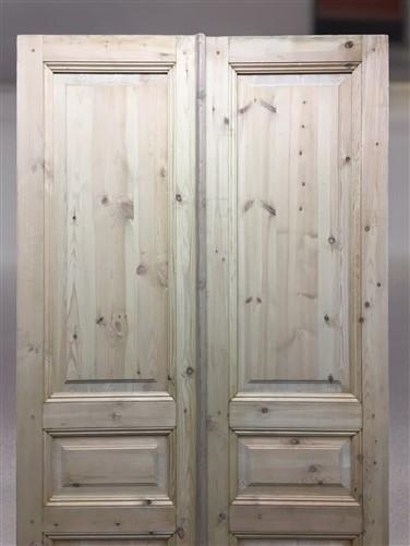 French Double Doors (48x96) Raised Panel Doors, European Styled Doors NM4