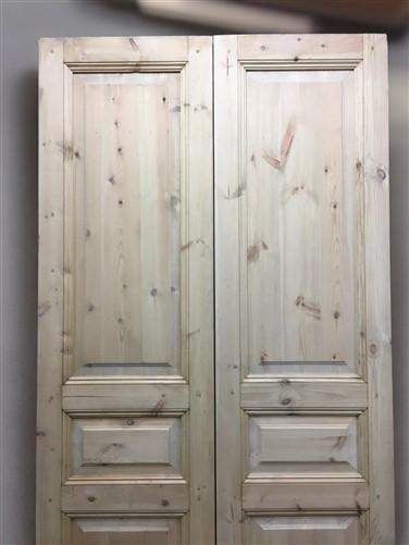 French Double Doors (48x96) Raised Panel Doors, European Styled Doors NM4