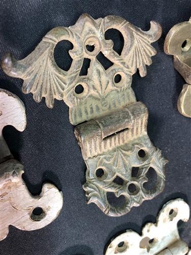Hinges - Ice Box Hardware, Vintage Latch Door Hinge, Salvage Cooler Chest Handle Lock O, by The Old Grainery (brass, cabin...