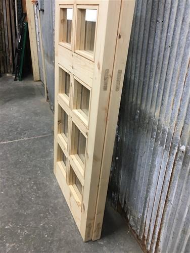 Arched French Double Doors (48x96) 14 Pane Glass Doors European Styled O11