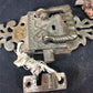 Ice Box Hardware, Vintage Latch Door Hinge, Salvage Cooler Chest Handle Lock L,