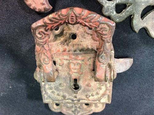 Ice Box Hardware, Vintage Latch Door Hinge, Salvage Cooler Chest Handle Lock L,