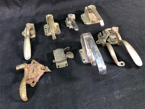 hardware - Ice Box Hardware, Vintage Latch Door Hinge, Salvage Cooler Chest Handle Lock K, by The Old Grainery (cabinet, c...