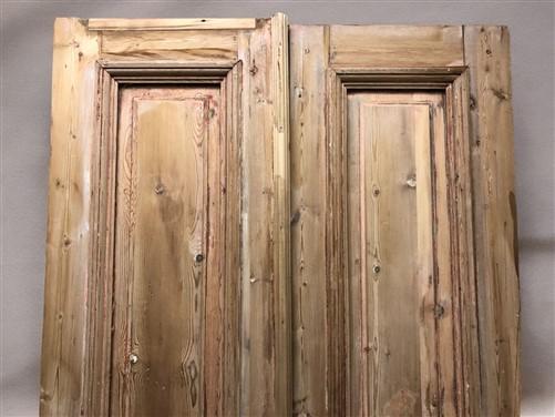 Antique French Double Doors (39.75x93) European Thick Molding Design B108