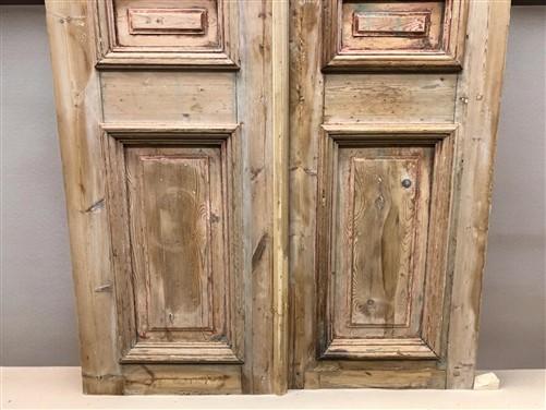 Antique French Double Doors (39.75x93) European Thick Molding Design B108