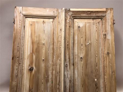 Antique French Double Doors (39.75x93) European Thick Molding Design B108