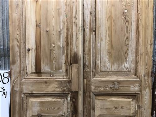 Antique French Double Doors (39.75x93) European Thick Molding Design B108