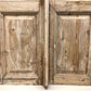 Antique French Double Doors (39.75x93) European Thick Molding Design B108